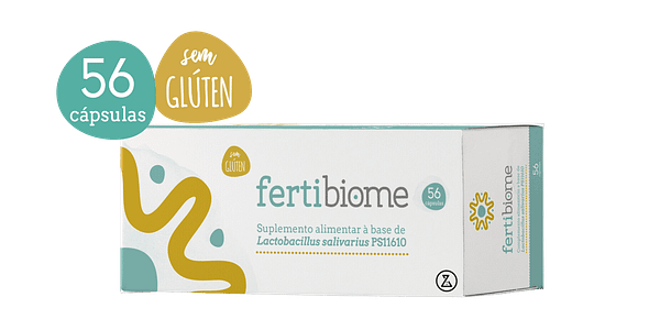 Desenvolvido para potenciar a gravidez no casal, o FERTIBIOME® é uma solução probiótica única para o equilíbrio da microbiota e reversão da disbiose urogenital masculina e feminina
