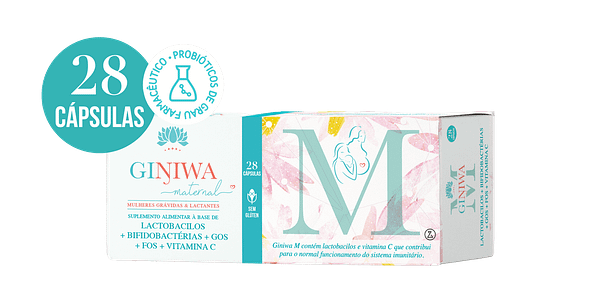 Probiótico 100% natural que actua ao nivel da microbiota vaginal, intestinal e mamária, promovendo o equilíbrio com uma dupla proteção para a mãe e o bebé durante a gravidez e a amamentação e prevenção da mastite